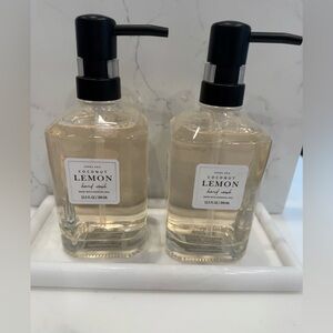 2x Aroma aria Coconut Lemon Hand Wash - Clear
Heavy glass bottles